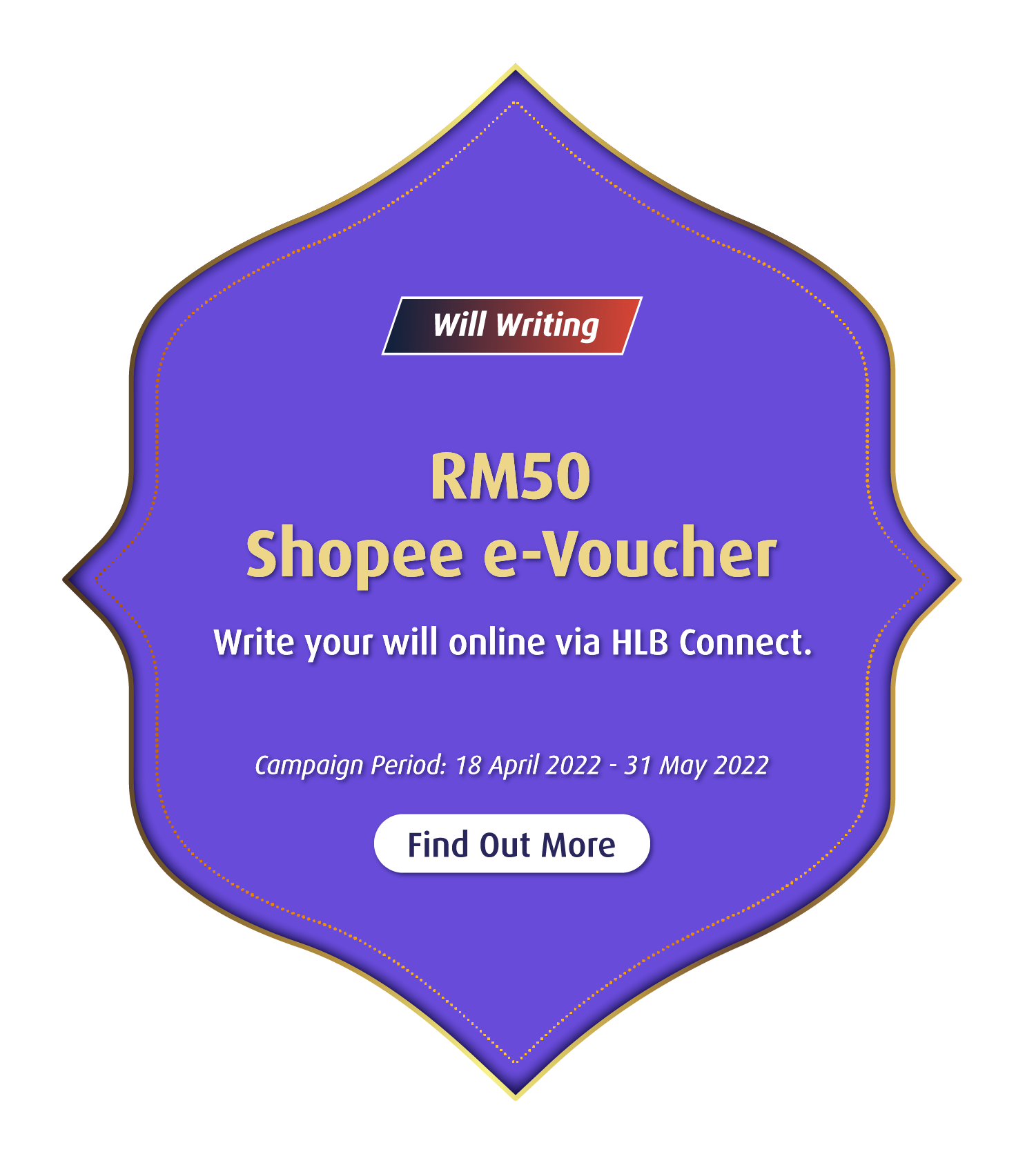 Will Writing RM50 Shopee e-Voucher